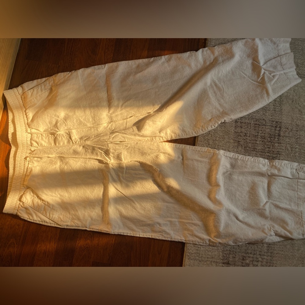 A New Day cinched-waist linen pants
